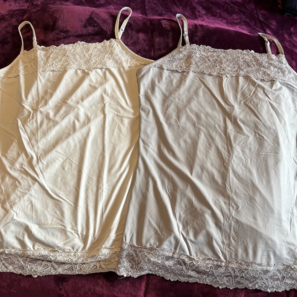 Two lace camisoles from Maurice’s Size Large